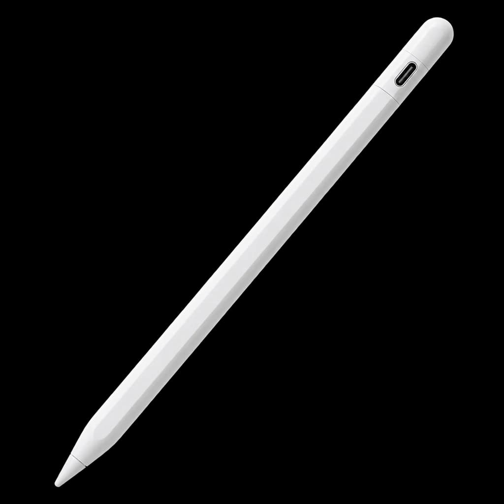 Redaktionelle KI-Illustration: Apple Pencil (USB C): Pixelgenaue Präzision, Neigungssensitivität und branchenführende niedr...